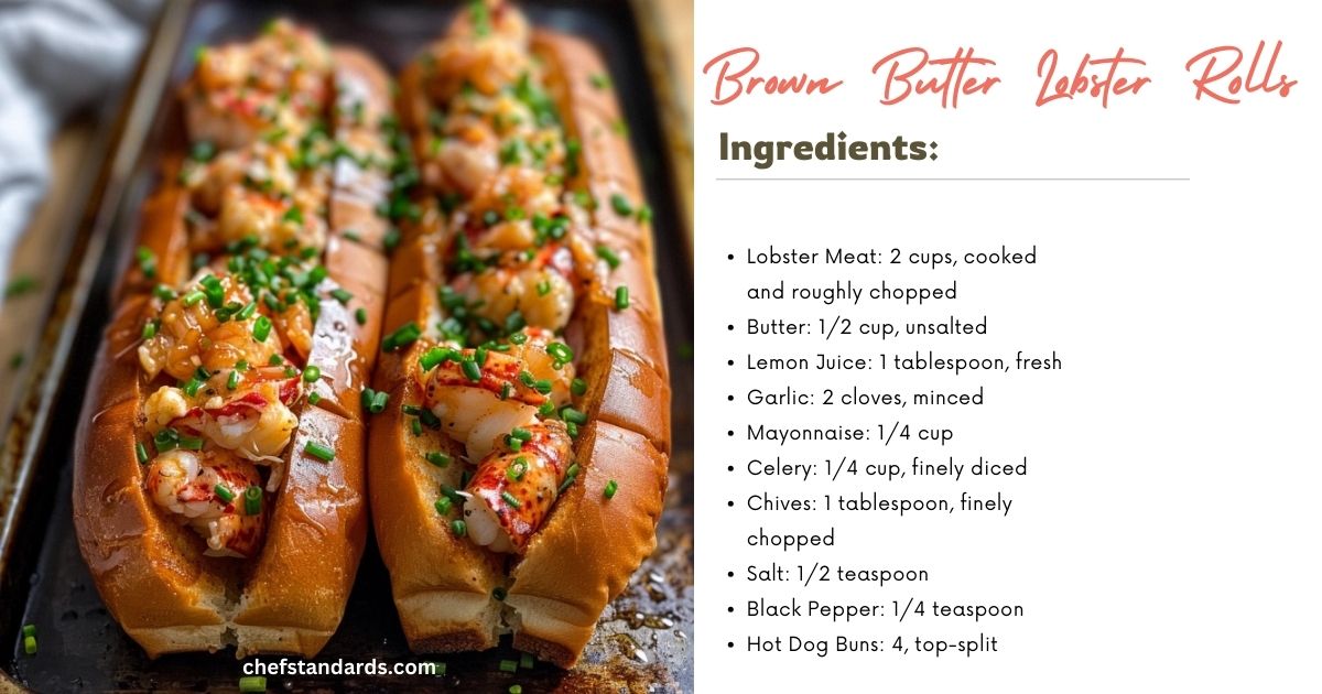 Savor Summer With Brown Butter Lobster Rolls