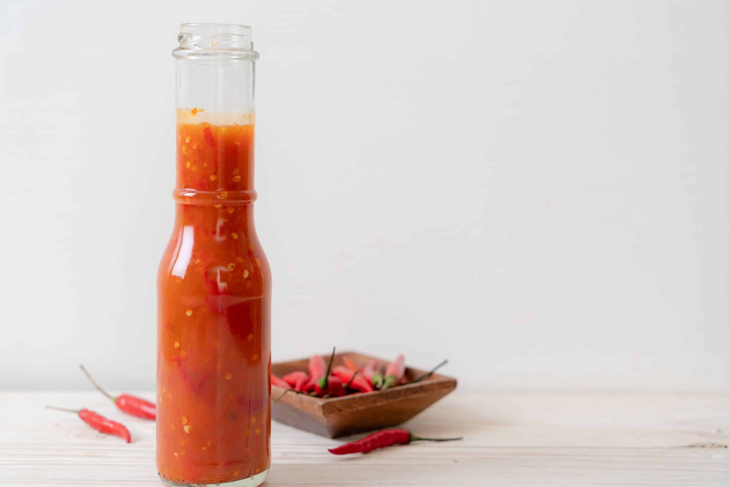 Salsa picante en botella 