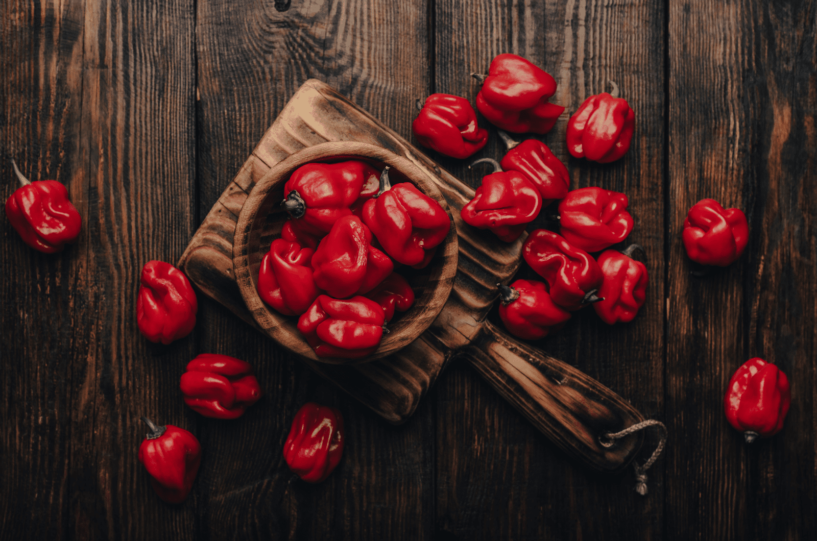 red habanero peppers