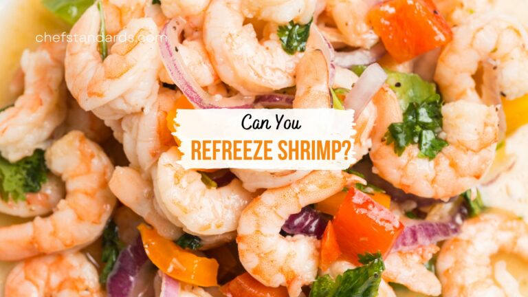can you refreeze shrimp