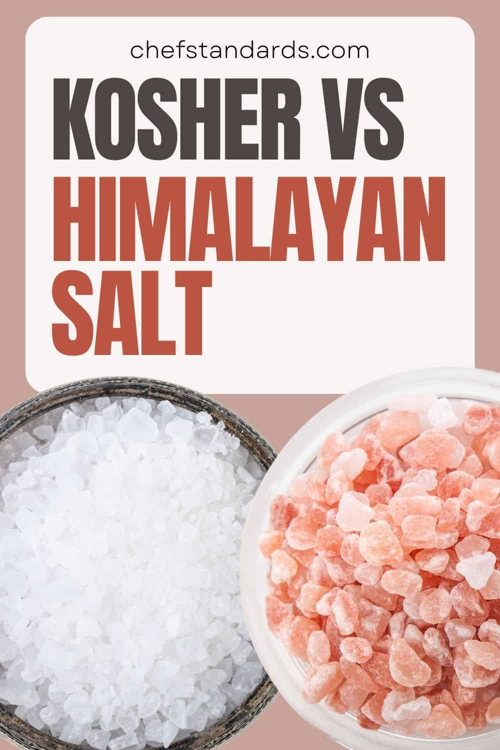 10 principales diferencias entre la sal kosher y la sal del Himalaya 