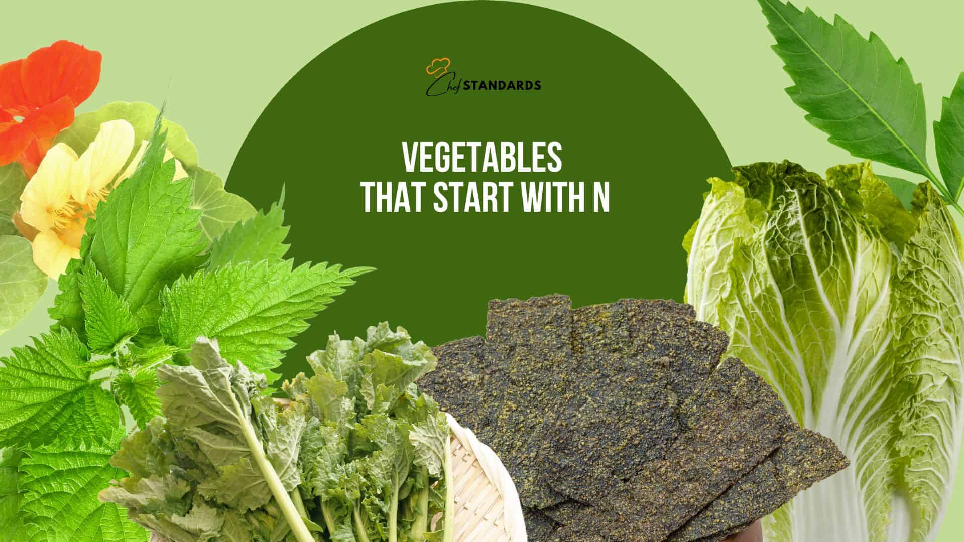 vegetables that start with n