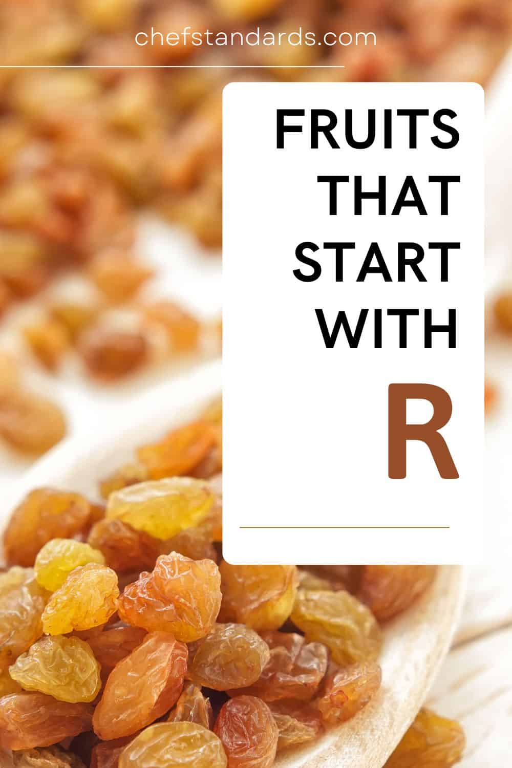 30 Fruits That Start With R (+ Interesting Facts)
