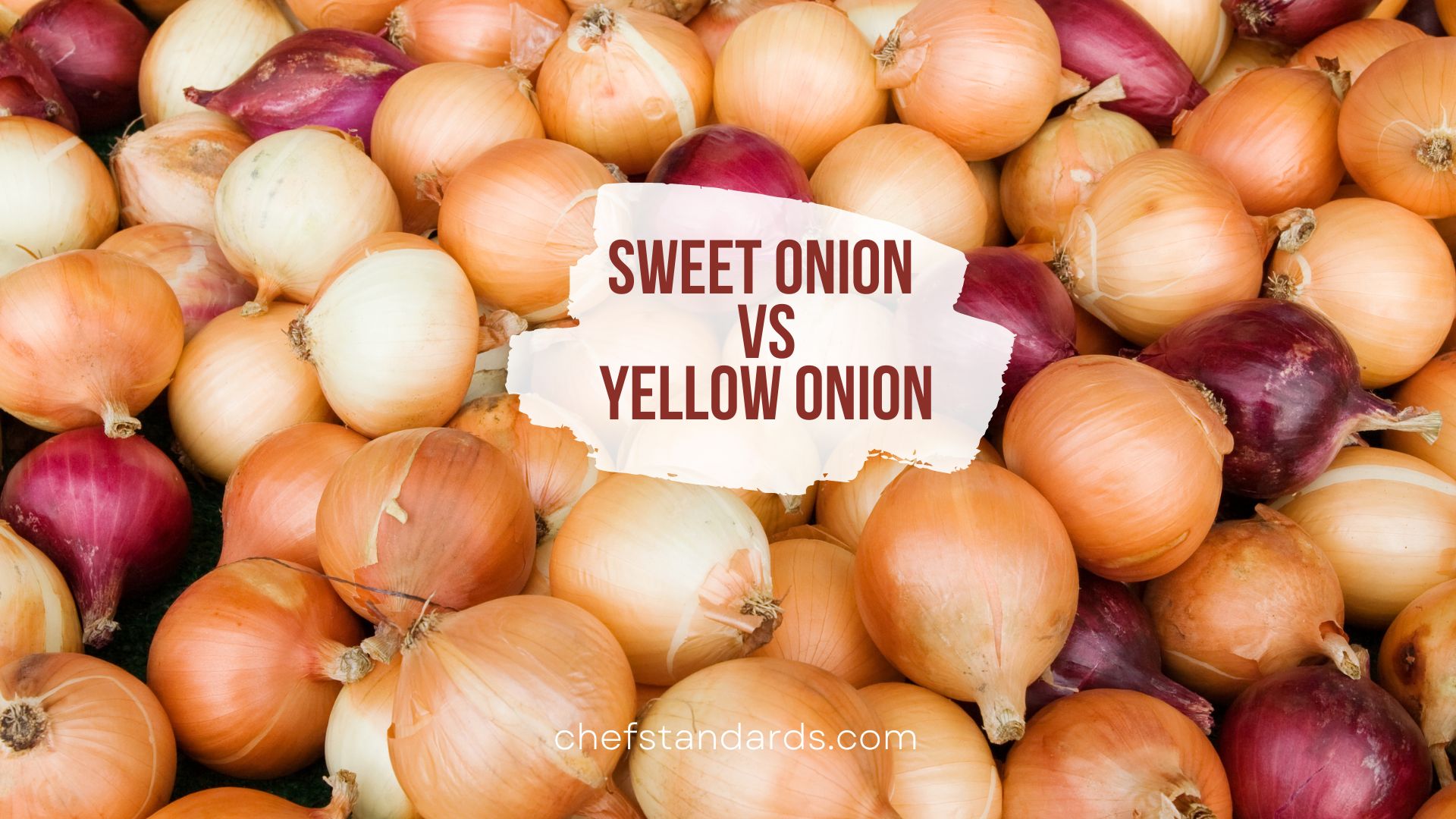 sweet and yellow onion