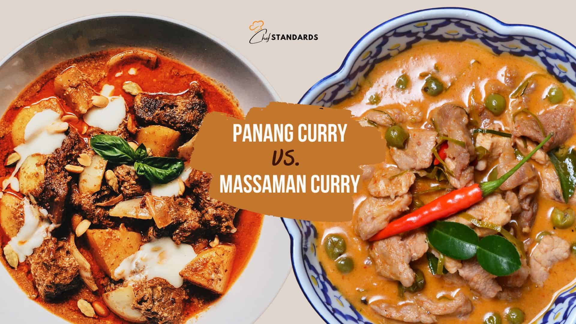 masamman vs panang curry