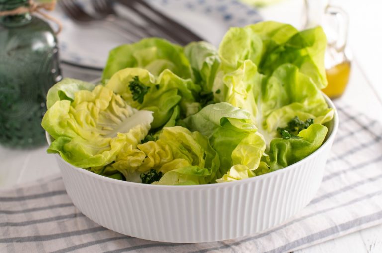 lettuce in bowl
