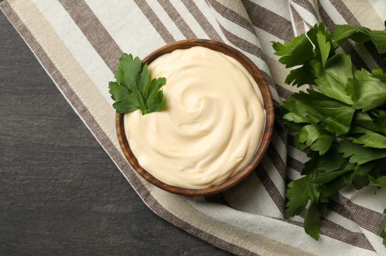 mayonnaise in a bowl