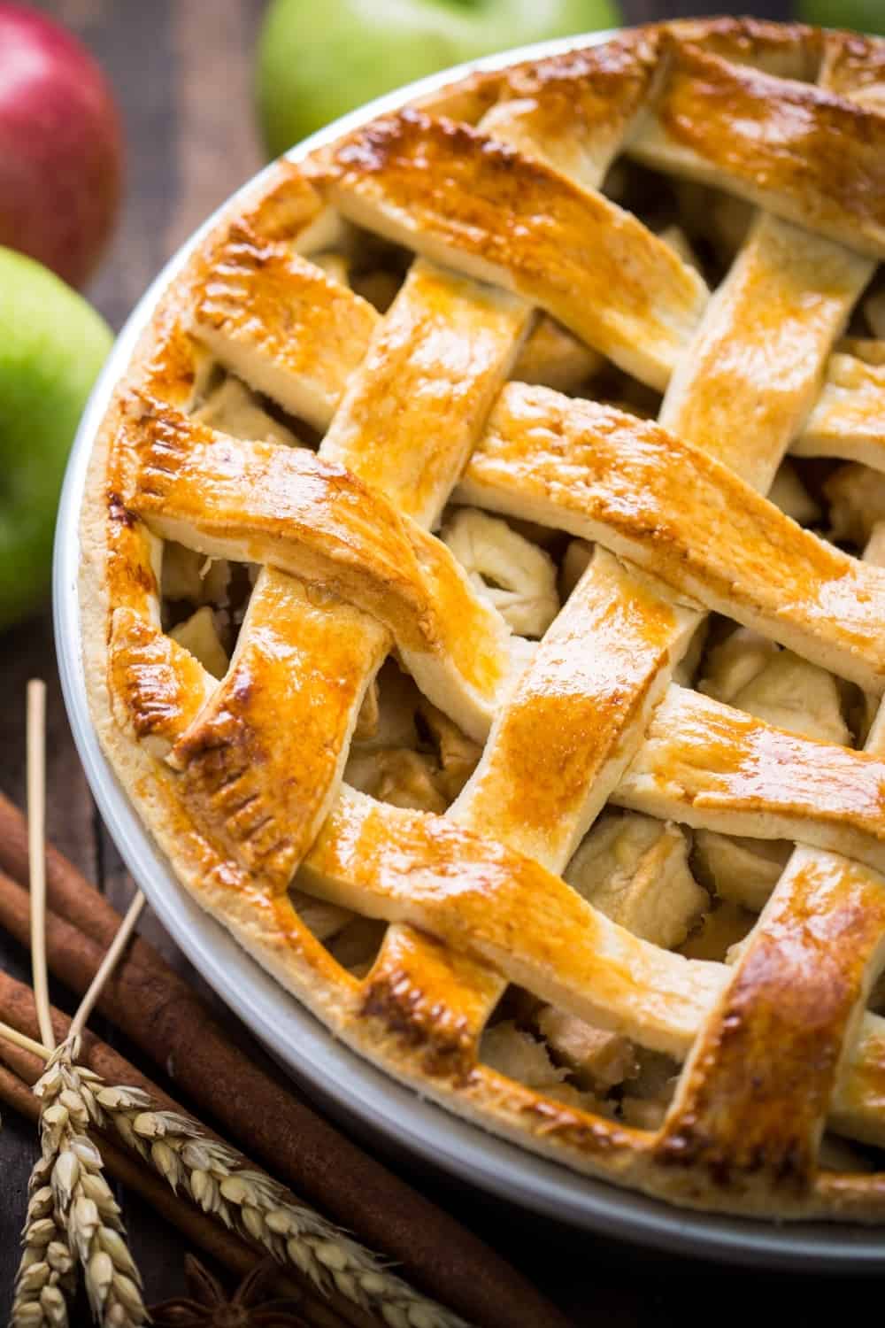 Homemade apple pie