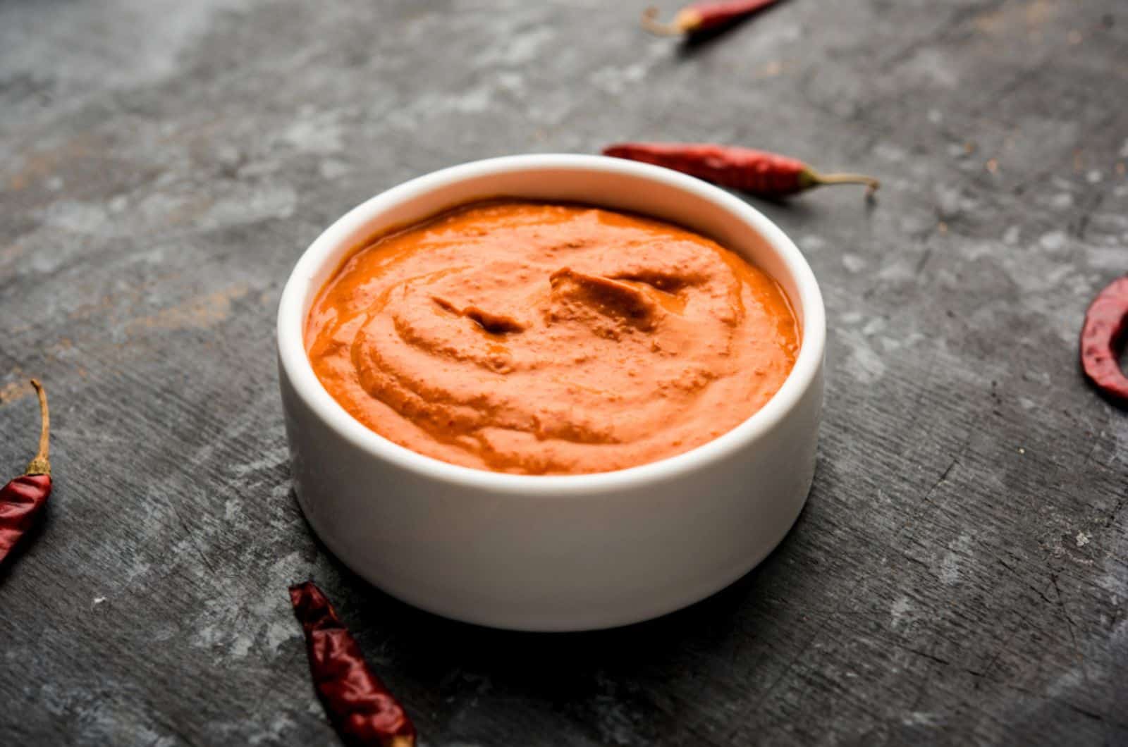 Salsa Piri-Piri in una ciotola