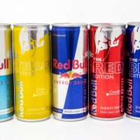 Aluminium can of Red Bull Energy drinks