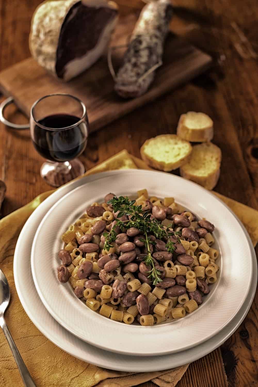 pasta ditalini e fagioli