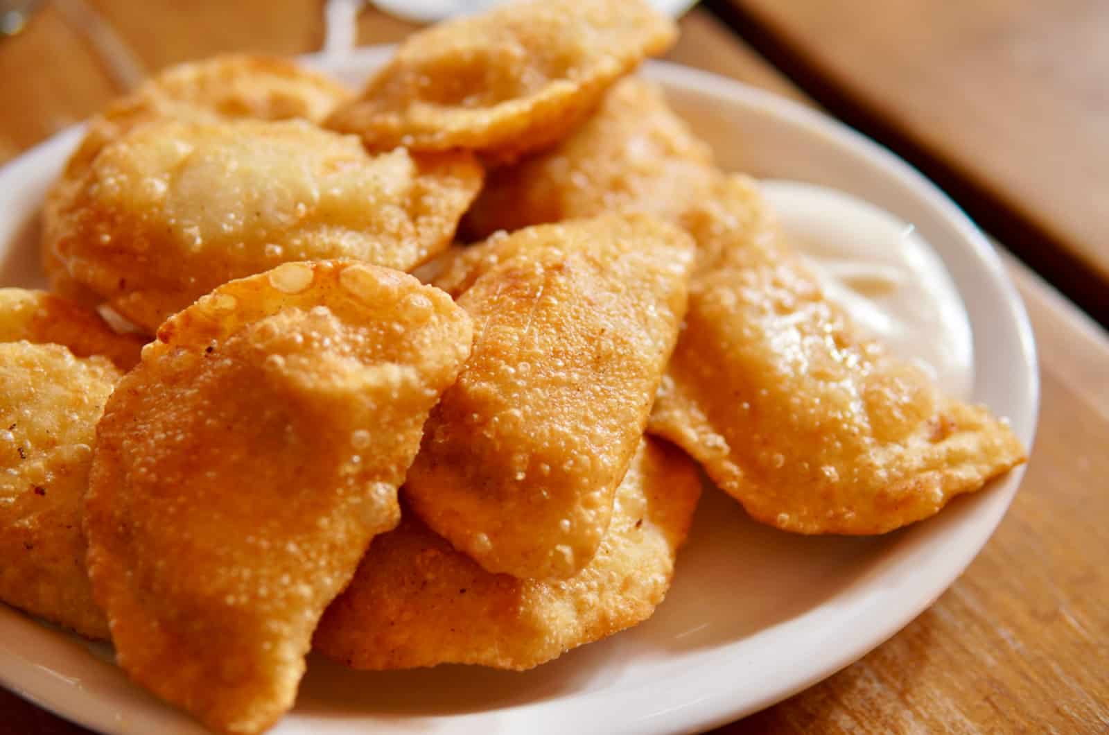 Perogies fritos