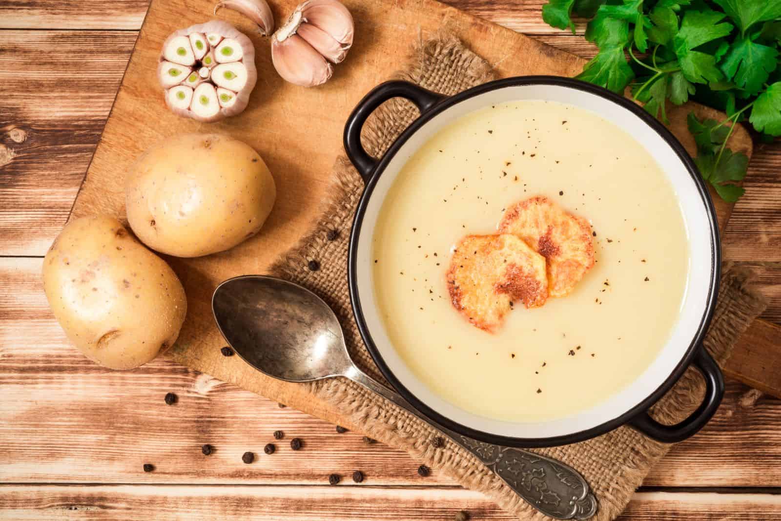 soupe de pommes de terre