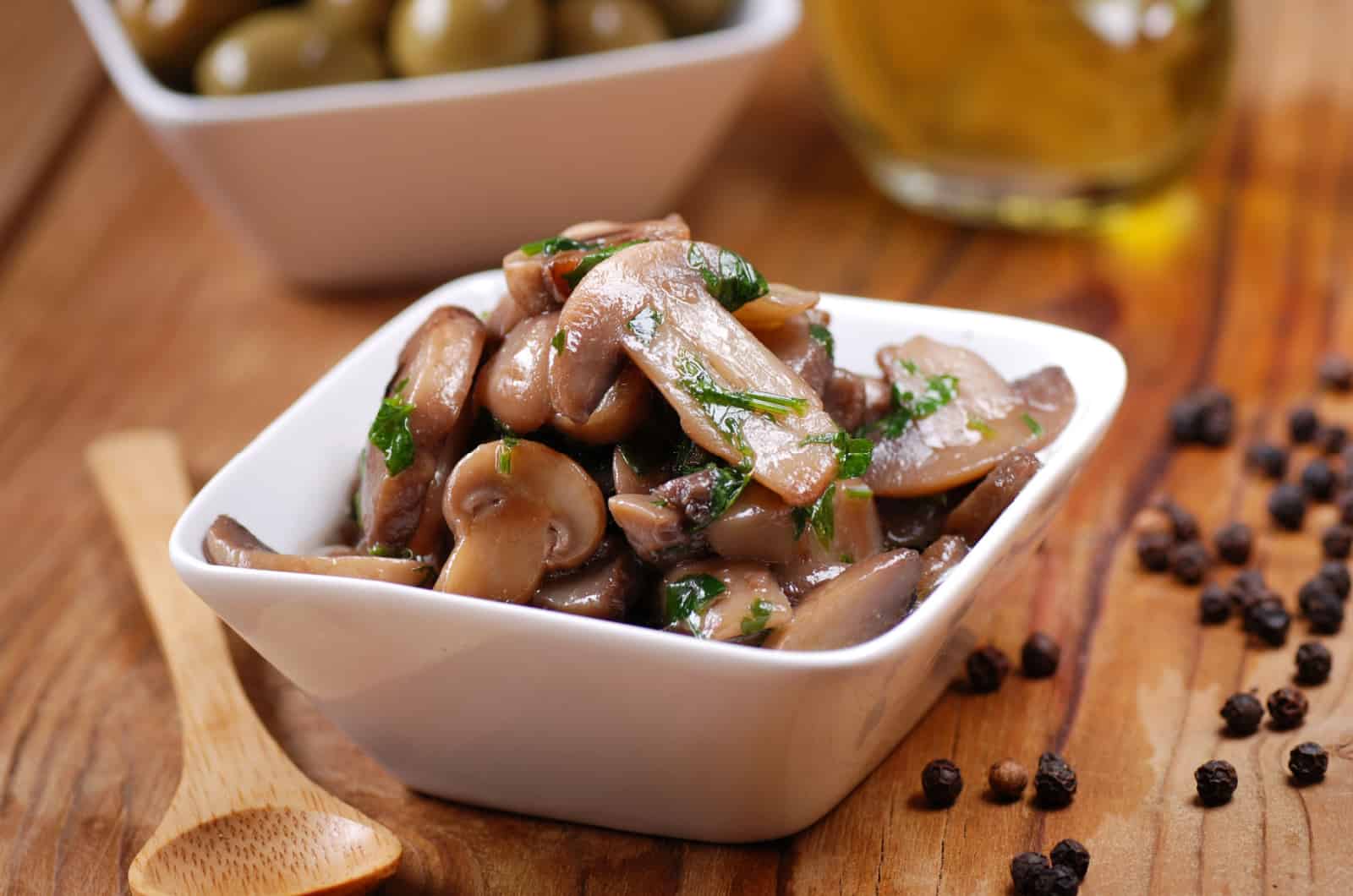 champignons sautés