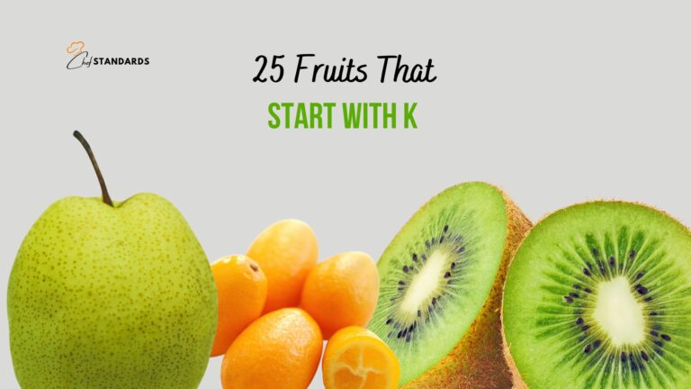 fruits that start with letter k