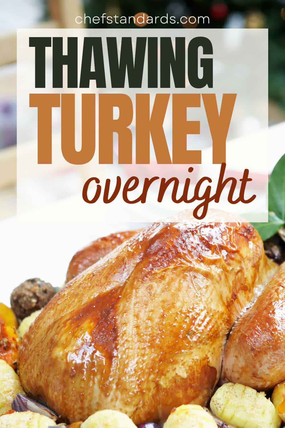 4 Ways To Thaw A Turkey Overnight (From Safest To Fastest!)
