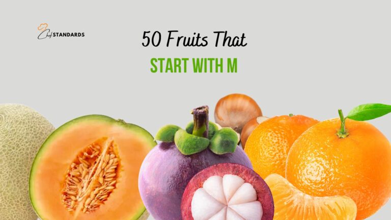 fruits that start with letter M