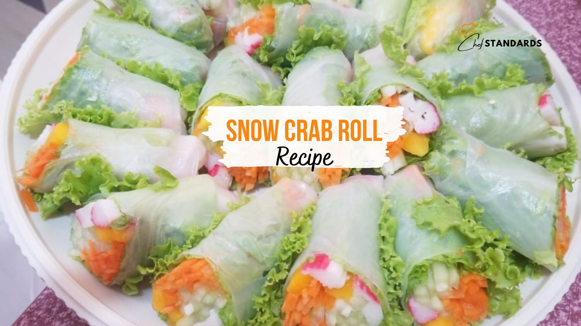 snow crab roll