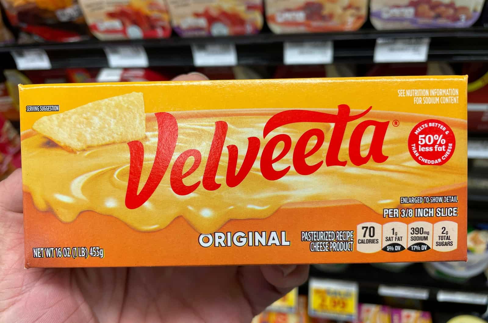 velveeta cheese packaging