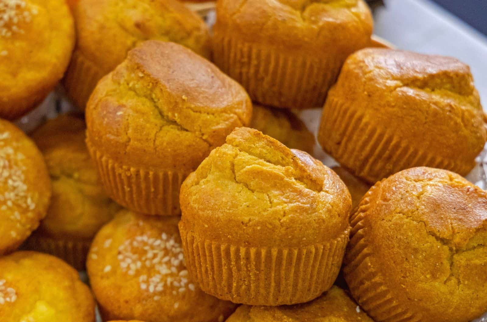 Muffin di pane di mais