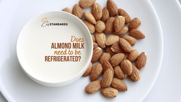 almond milk with almonds