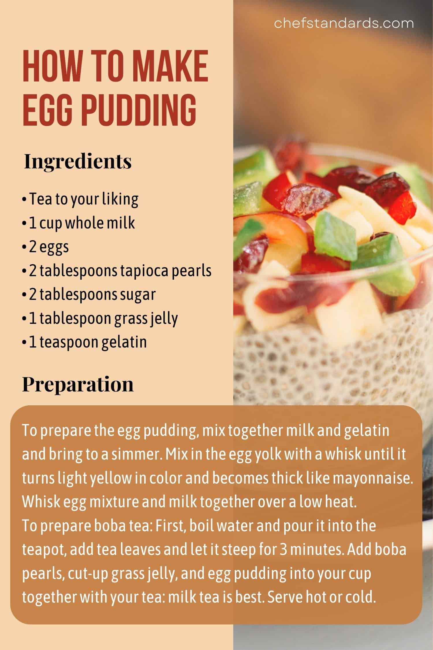 Egg Pudding Recipe