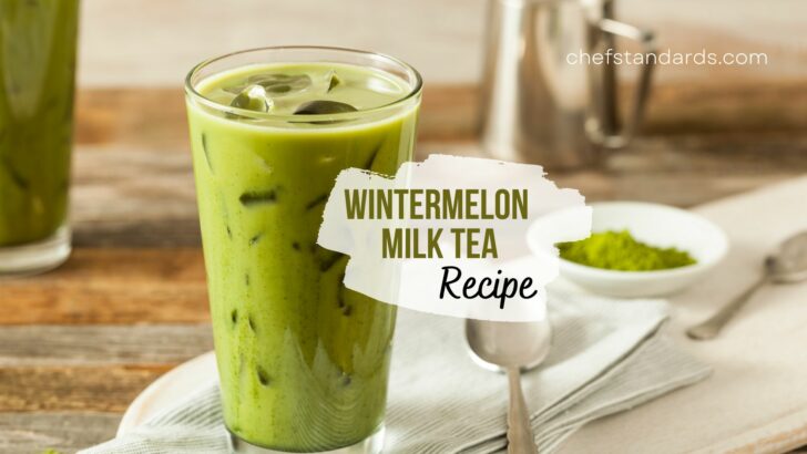 Wintermelon Milk Tea (Recipe, Health Benefits, Nutrition Facts)