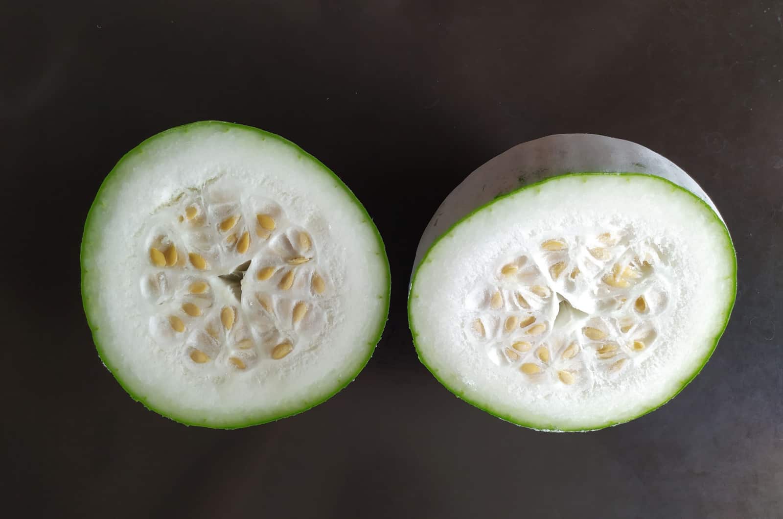 sliced winter melon
