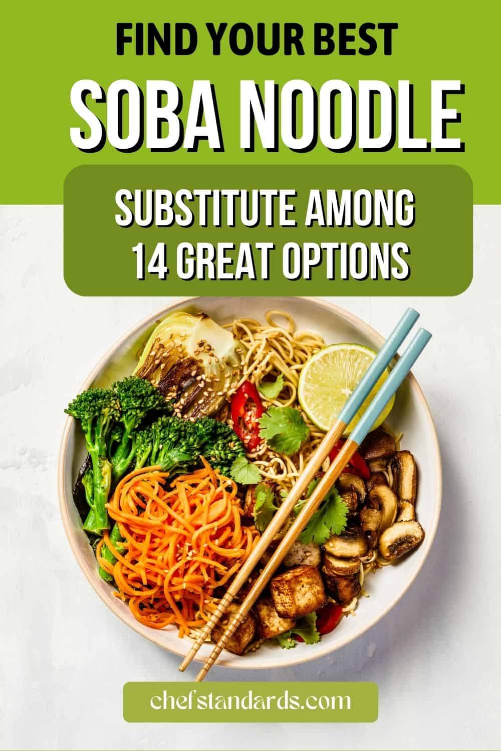 14 substituts aux nouilles Soba qui peuvent bien vous servir