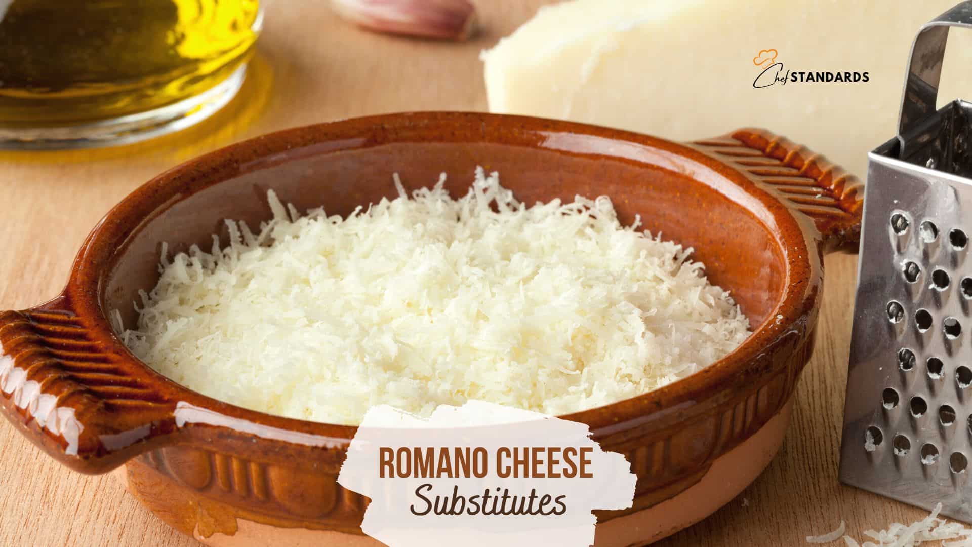 Romano Cheese sitting at table