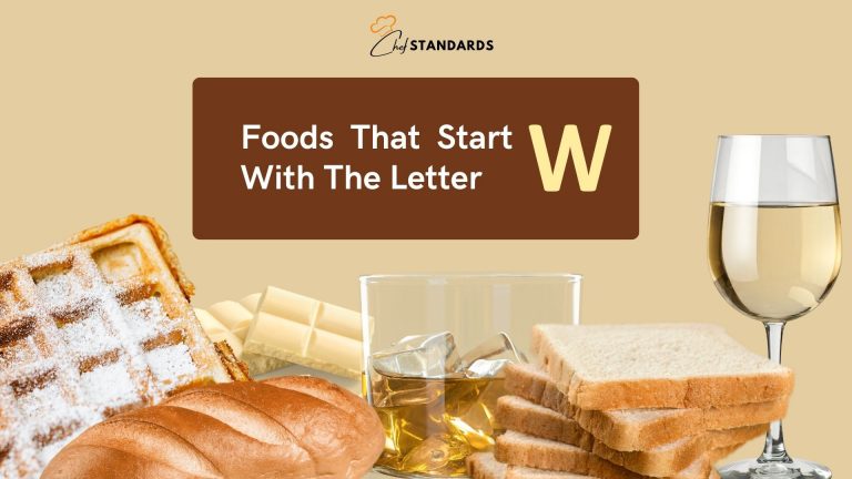 food that starts with w