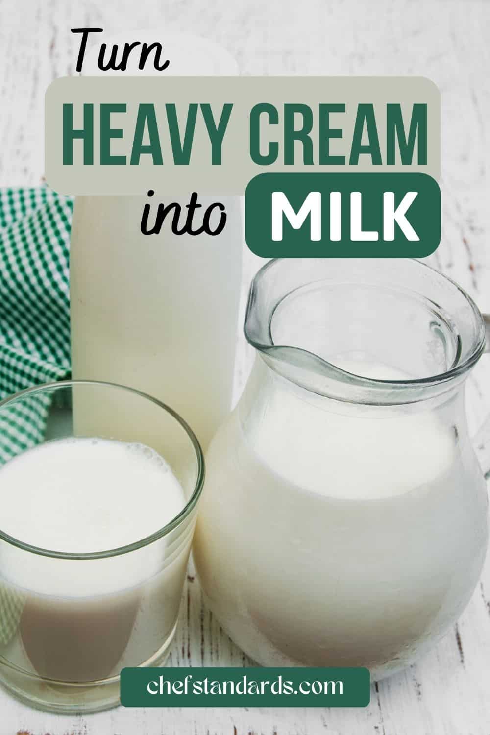 Can I Substitute Heavy Cream For Milk + 3 Other Substitutes