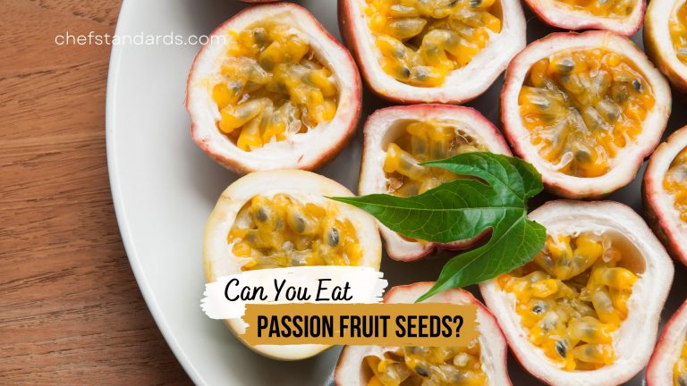 Passion Fruit on plate