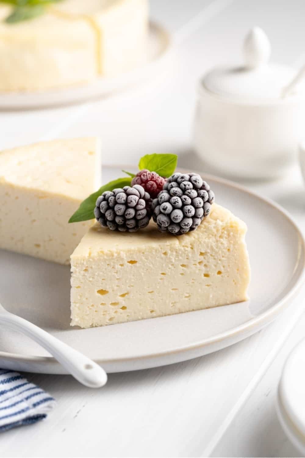 Cheesecake al formaggio Cattage