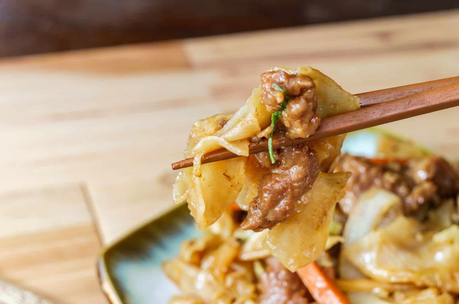 Chow Fun close shot