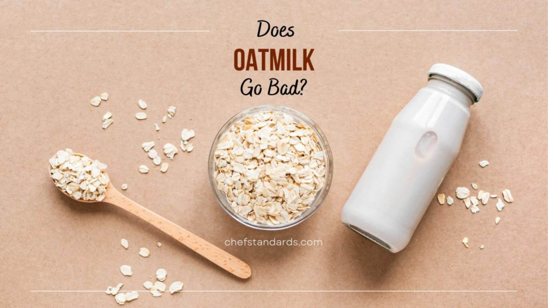 photo of oats and oat milk