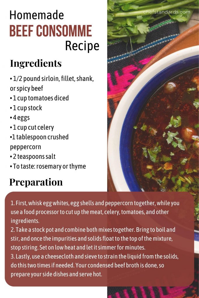 What Is Beef Consomme And How Can You Use It? + Recipe