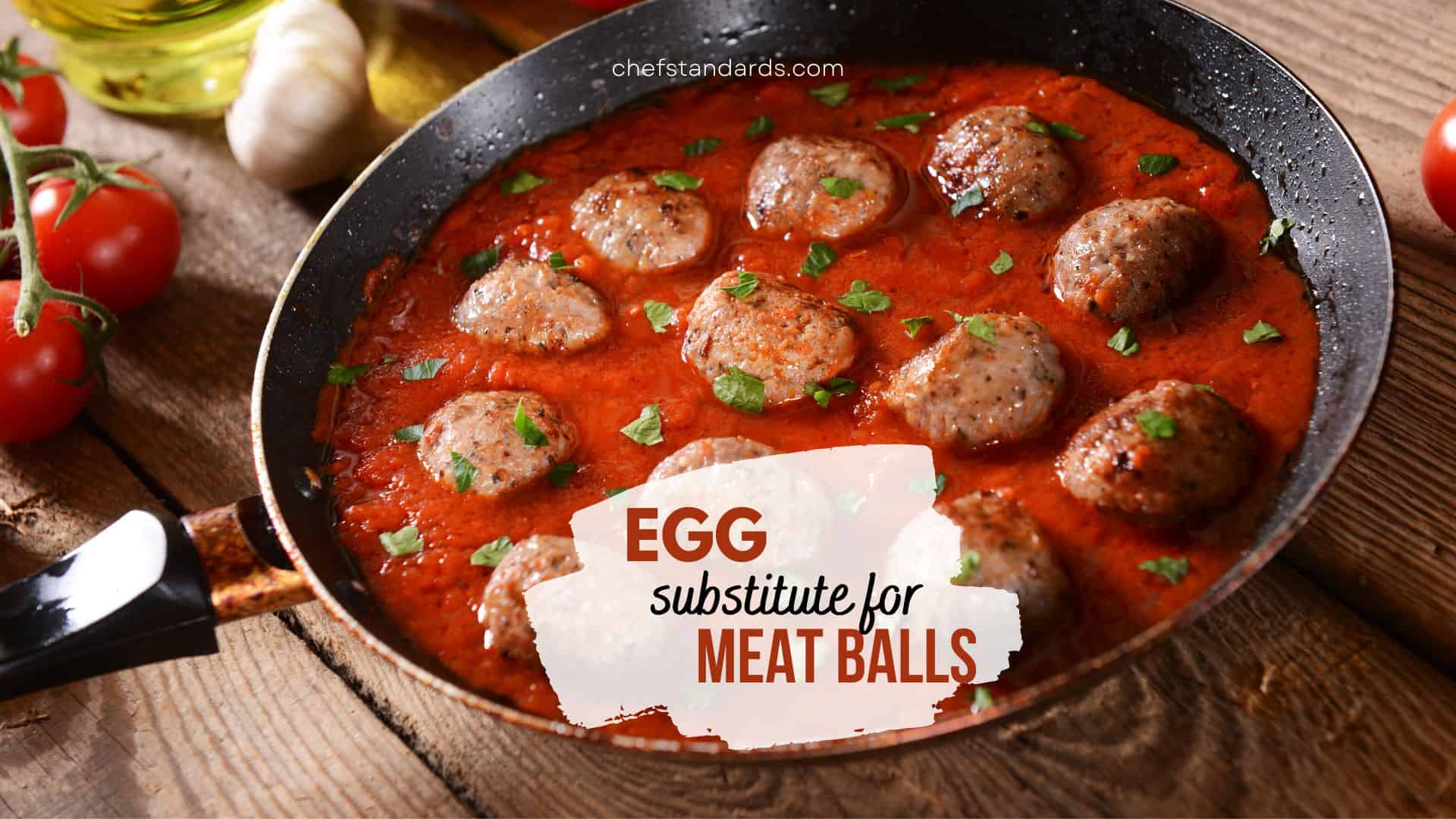 Meatballs in pan
