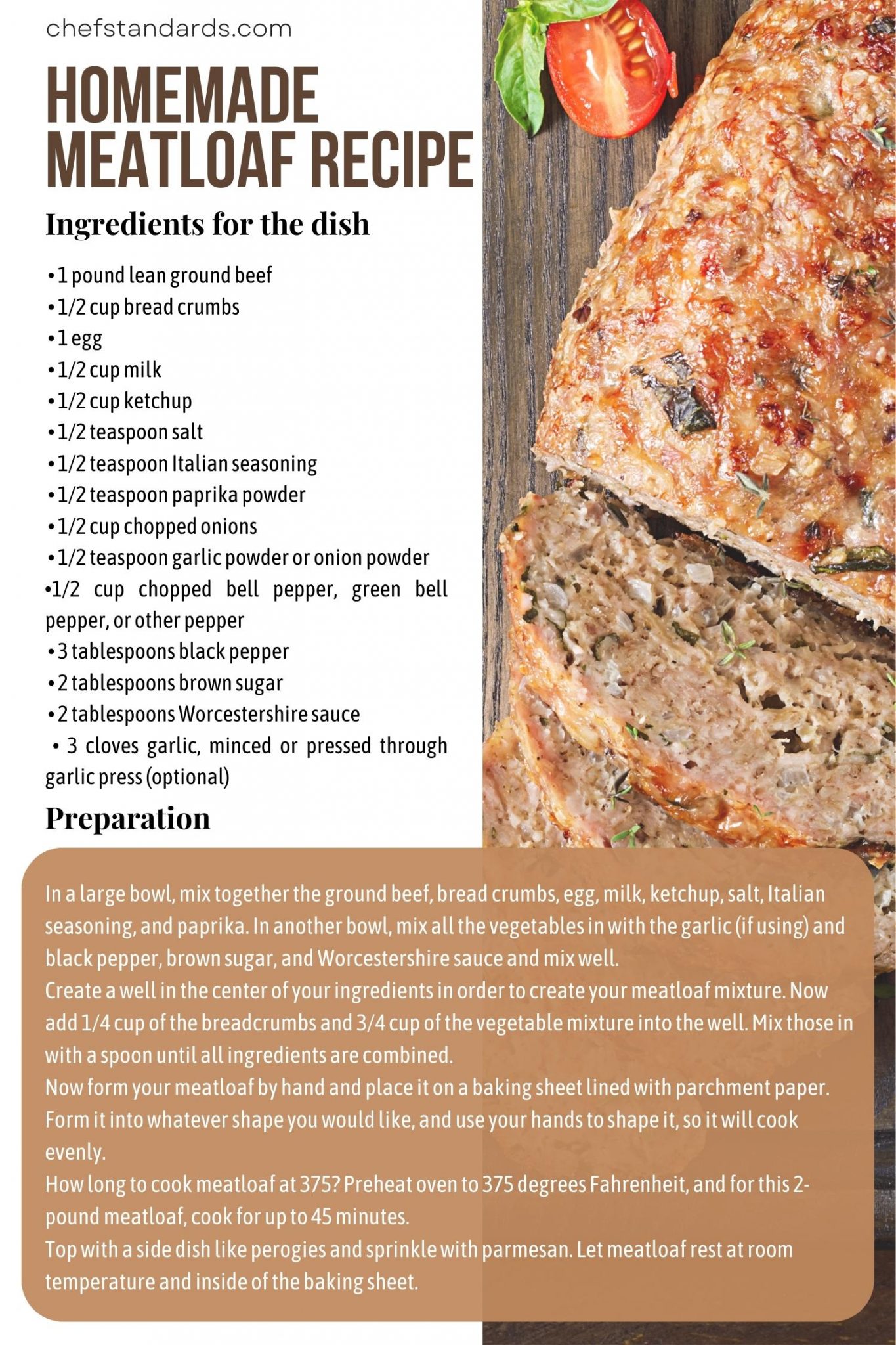 How Long To Cook Meatloaf At 375? + Easy Recipe