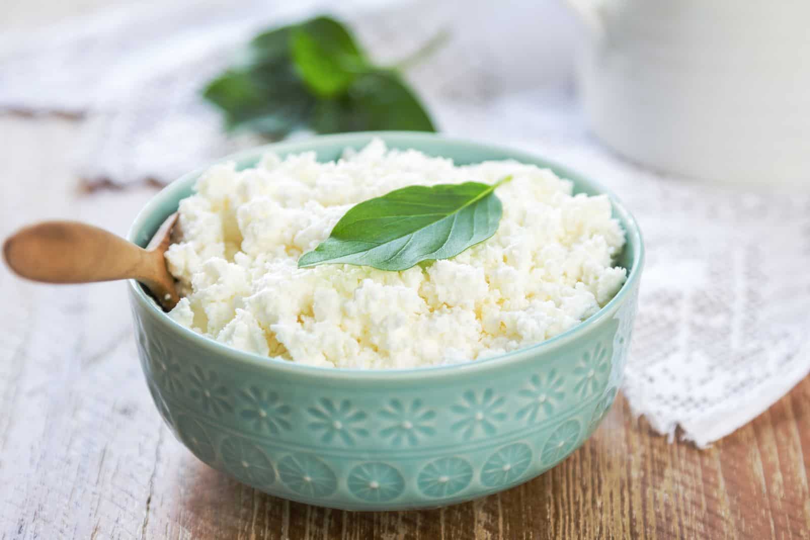 Ricotta Cheese in a bowl