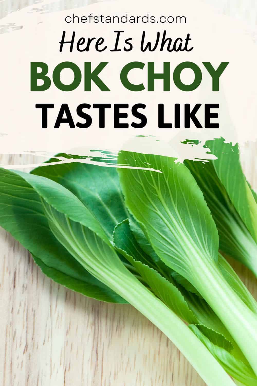 What Does Bok Choy Taste Like 3 Similar Tastes