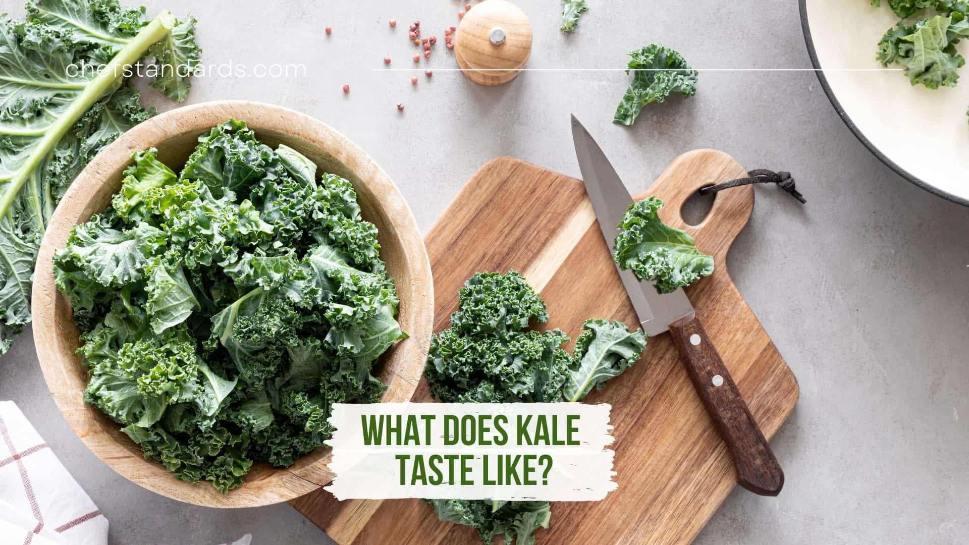 what does kale taste like