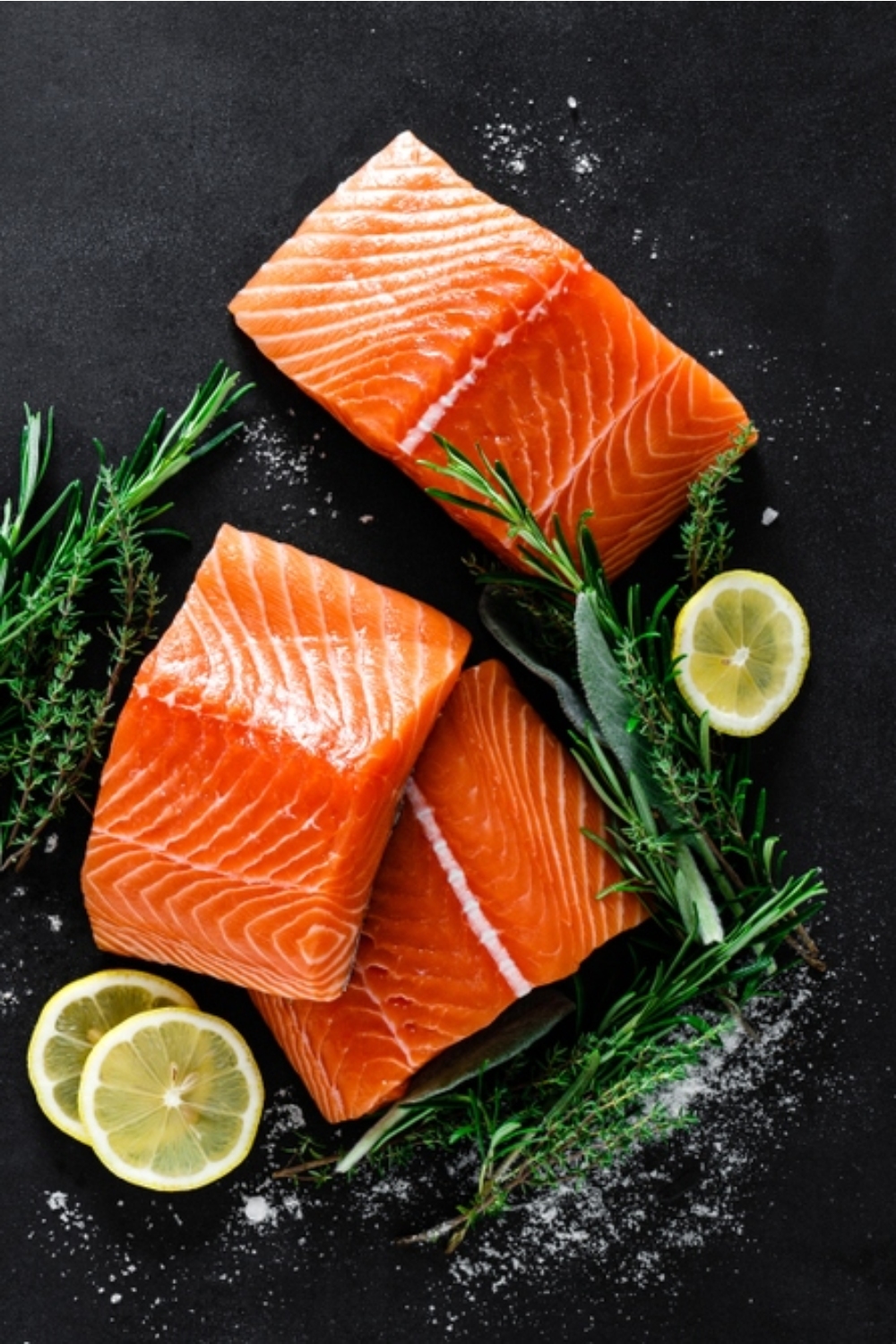 salmon with ingredients