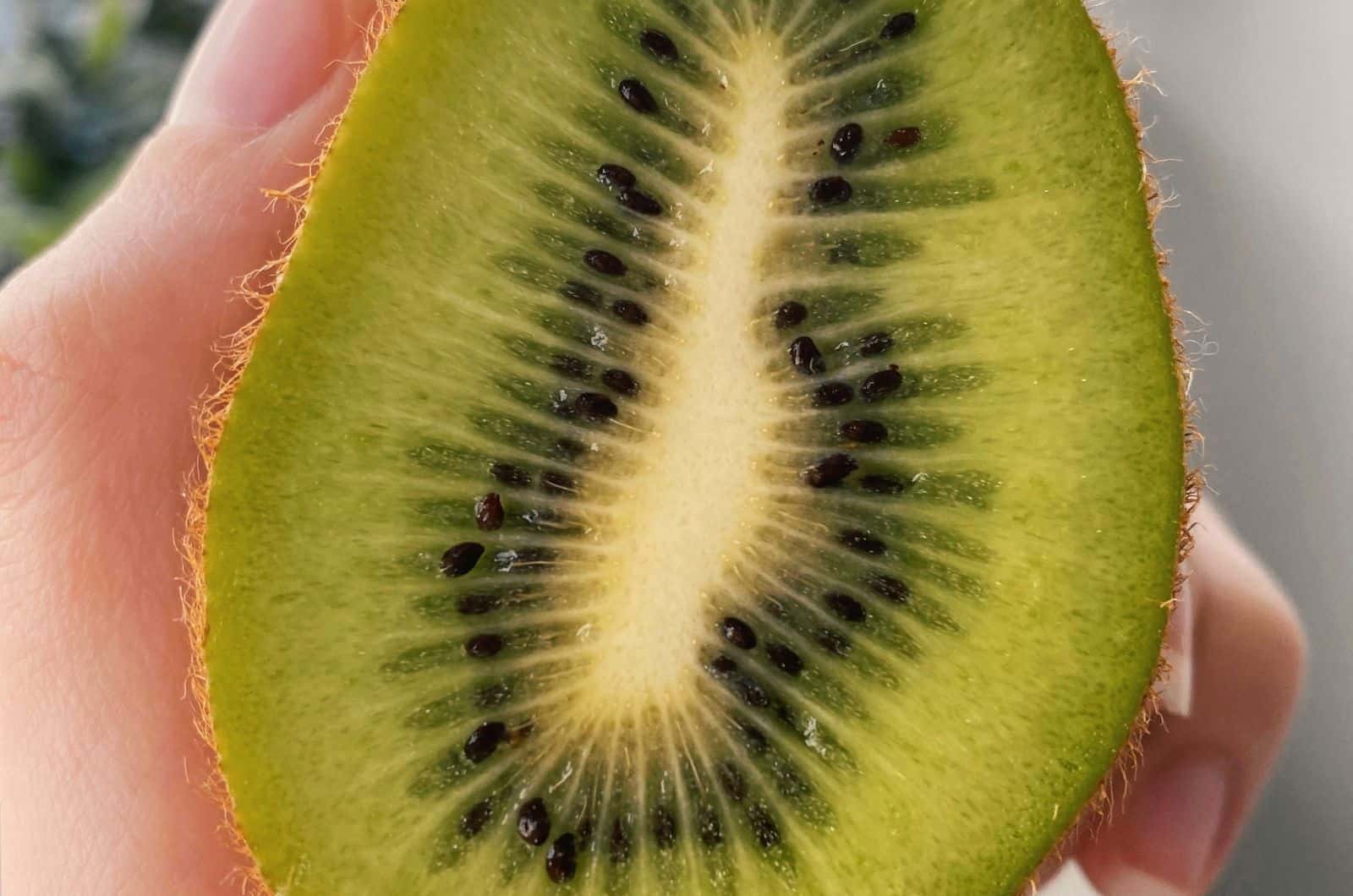 geschnittene Kiwi
