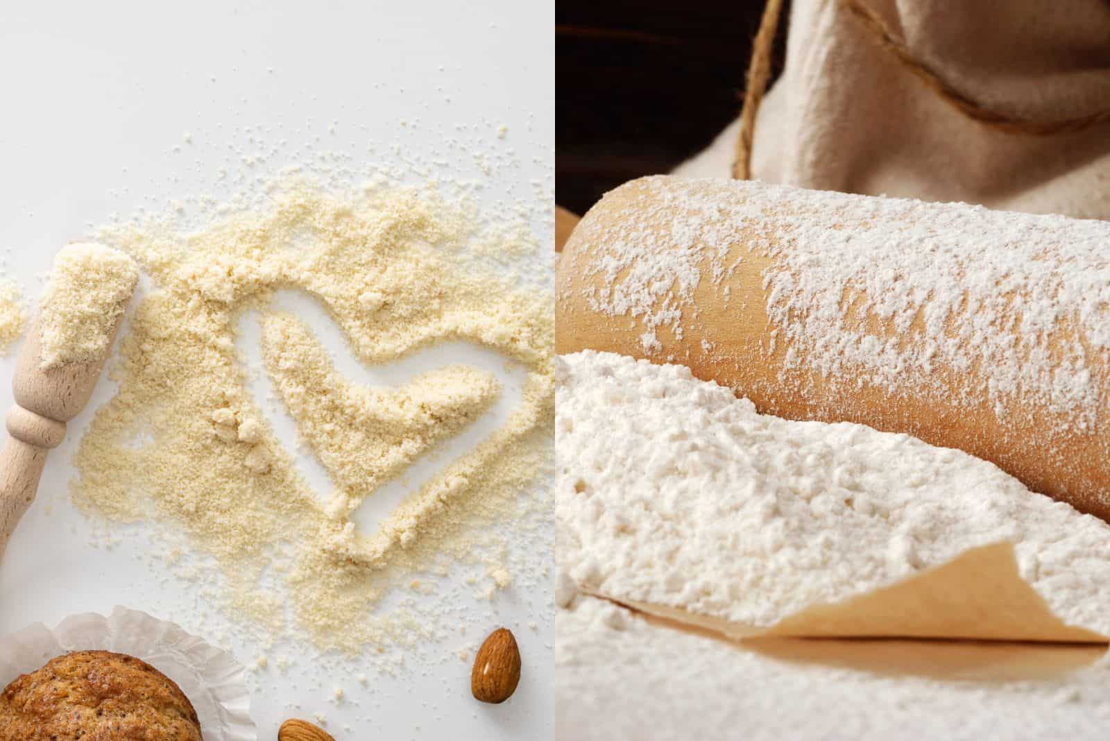 the difference between almond flour and ordinary flour