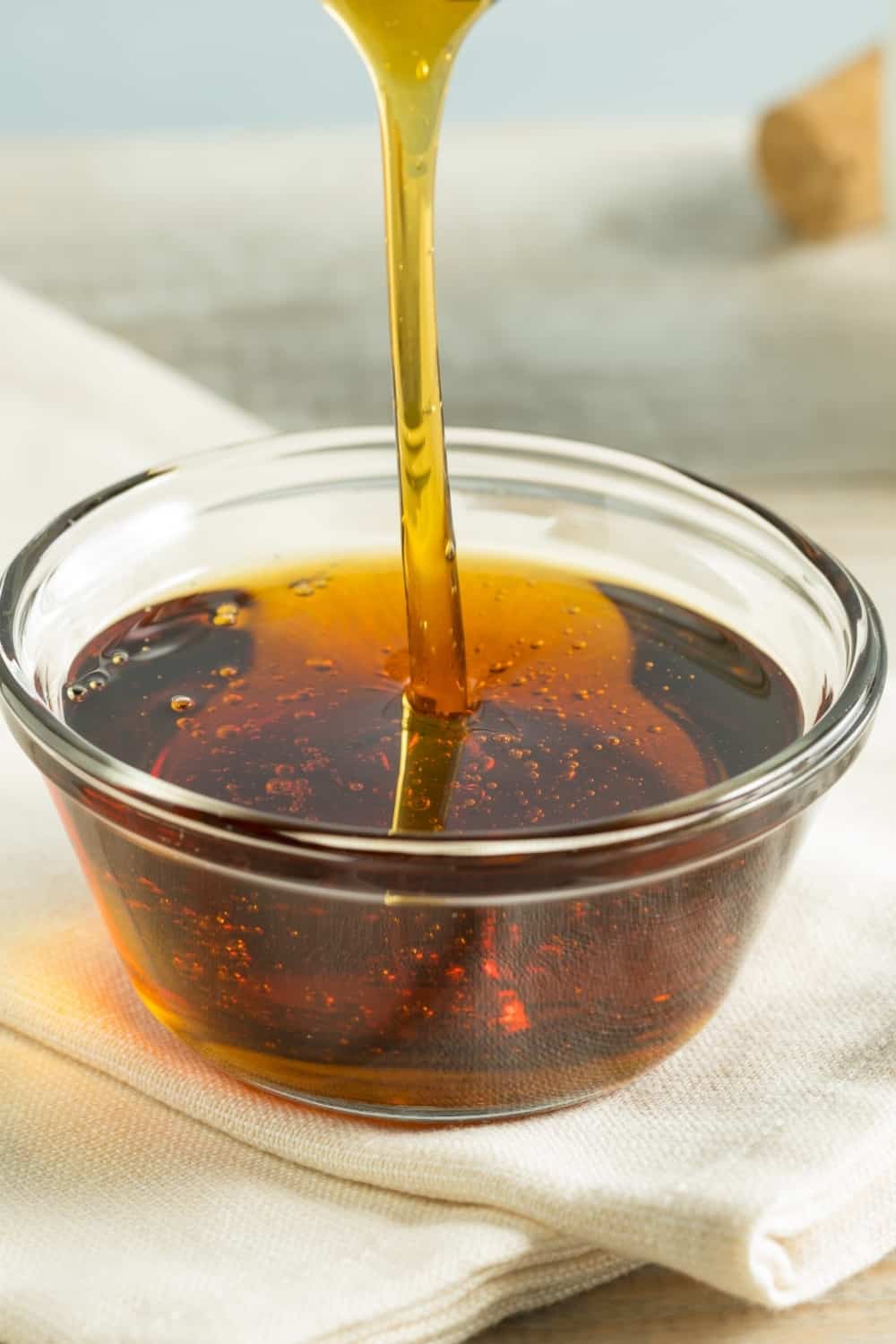 Brown sugar Syrup in a Bowl
