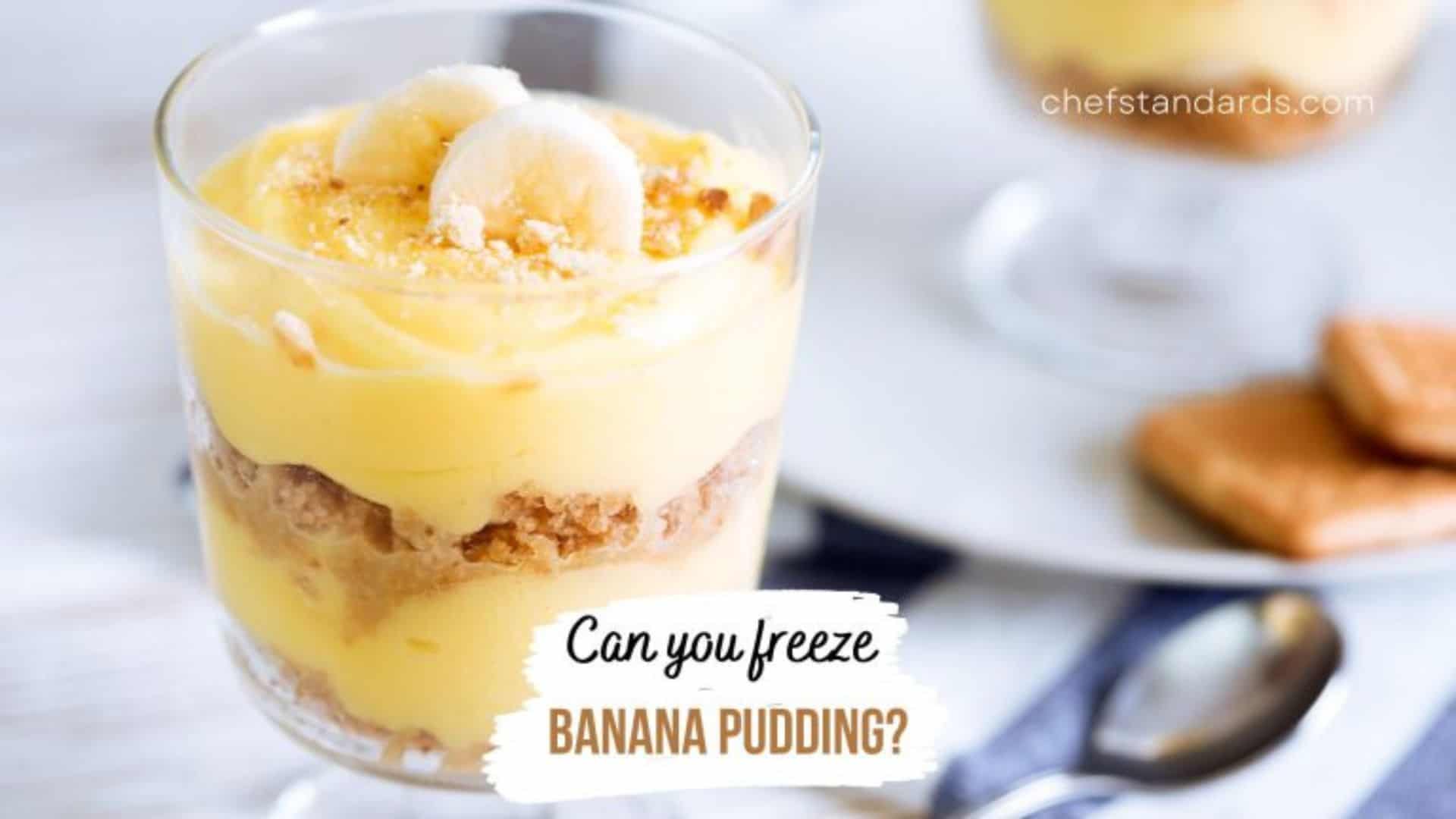 freeze banana pudding