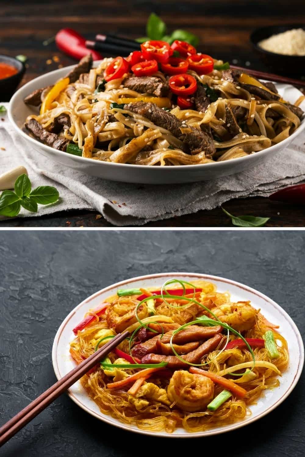 Chow Fun and Mei Fun Noodles