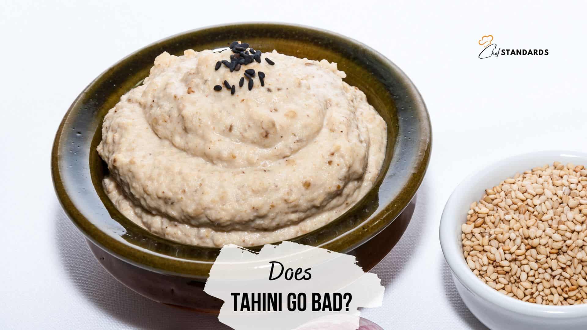 bad Tahini in brown plate