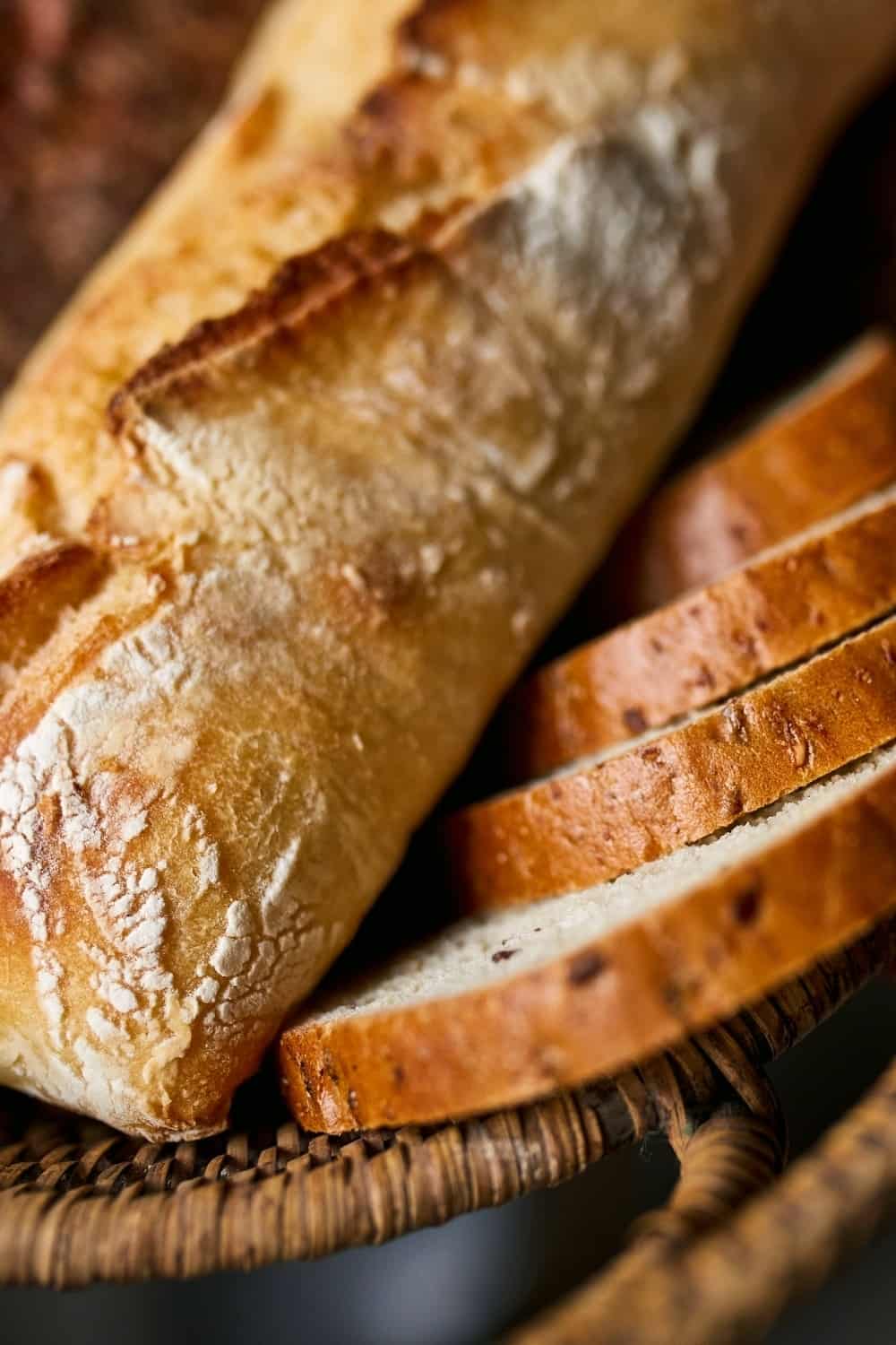 pan en la cesta